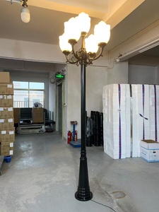 Lampe de jardin étanche sphérique communauté villa paysage lampe extérieure étanche <span class=keywords><strong>lampadaire</strong></span> rétro cour décoration - Product Image 2