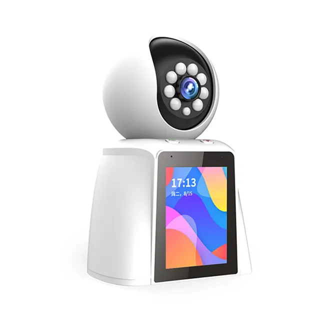 2024 nuova videocamera Smart Wifi per Baby Monitor da 3MP con schermo da 2.8 pollici IPS per il monitoraggio automatico delle telecamere Wireless PTZ