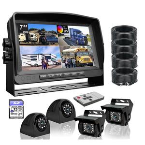 Sistema de Estacionamiento DVR con Pantalla Cuádruple Full HD de 7 Pulgadas, Cámara de 360 Grados Delantera, Trasera, Izquierda y Derecha, 1080P AHD para caravanas - Product Image 2