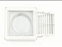 Haute qualité 100 150 mm en plastique évent Tuyere moderne grille carrée conception systèmes de CVC conduit de Ventilation climatisation