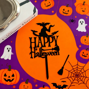 ของตกแต่งเค้กฮาโลวีนรูปน้ำผึ้งและของหวาน อะคริลิกหนา 1.3 มม. สำหรับงานปาร์ตี้ฮาโลวีน - Product Image 3