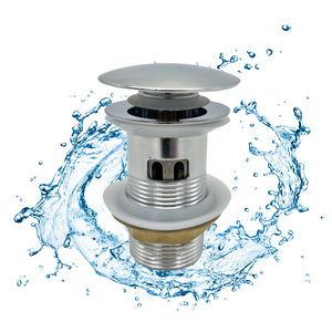 Drain d'évier en acier inoxydable de conception compacte et légère pour salles de bains RV - Product Image 1