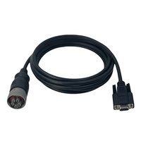 AOTAI Universeller LKW-Kabeladapter OBD1 zu OBD2 5-Pin zu 16-Pin Buchsenadapter Diesel-Codeleser 12-24V USB 1 Jahr Garantie
