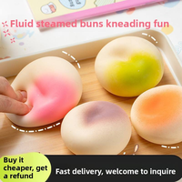 Bestseller Peluche Squishy Anti-stress Style Mochi, Jouet Sensoriel à Rebond Lent, Pochette Collante, Thème Lait de Soja, Cadeau pour Tous les Âges
