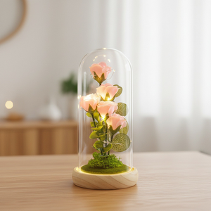 Roses éternelles préservées en verre à <span class=keywords><strong>prix</strong></span> d'usine pour la Fête des Pères - Durée de vie de 3 à 5 ans - Product Image 4