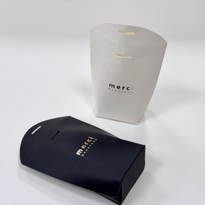 Nhỏ sang trọng Kraft túi giấy với tùy chỉnh die-cut xử lý chất lượng cao cho chăm sóc da Son môi vẻ đẹp bao bì túi - Product Image 2