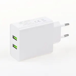 Wall Mount 36W QC3.0 Output Dual USB Fast Charger