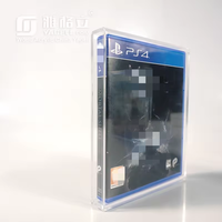 Vente en Gros Boîtier d'Exposition en Acrylique Transparent Personnalisé pour Jeux PlayStation 4 et Protecteur en Acrylique pour Jeux Vidéo PS5