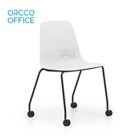 Nouveau design Mobilier de bureau Réunion de conférence Roues pivotantes Salle de conférence Formation Patron Gestionnaire Bureau Réception Chaise visiteur