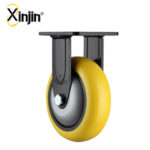 Xinjin pu <strong>hammer</strong> <strong>caster</strong> trolley wheel for wholesale full injection pu h1023** 95a factory material handing - Product Image 3