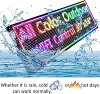 Pantalla LED WiFi + USB P10 Señal de color RGB Tablero de mensajes LED para interiores y exteriores Publicidad LED Señal de desplazamiento programable