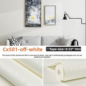 <span class=keywords><strong>Papier</strong></span> <span class=keywords><strong>peint</strong></span> non tissé auto-adhésif moderne uni pour chambre à coucher, salon, décoration murale intérieure, facile à poser - Product Image 6