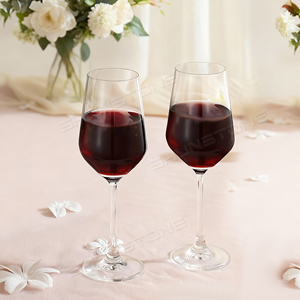 Shunstone Loodvrij Kristal 12oz Herbruikbare Wijnglazen Giftset 2 Lange Steel Luxe Houten Geschenkdoos Verjaardagscadeau voor Mannen en Vrouwen - Product Image 6