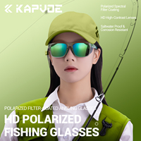 KAPVOE TR 90 Lunettes de soleil unisexes tendance avec revêtement polarisé HD, légères pour la randonnée et la pêche en plein air pour adultes