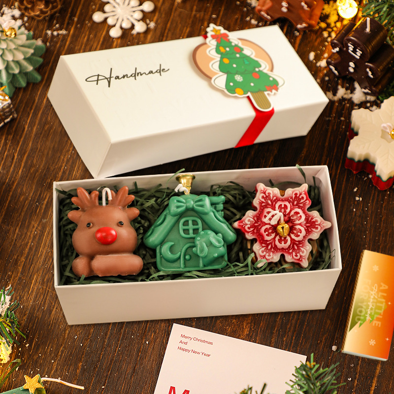Caja de regalo de alta gama D (Ciervo Pequeño + Casa de Conejo +