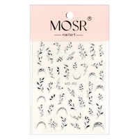 Autocollants pour ongles en forme de feuille dorée, autocollants adhésifs en relief de style chinois avec feuilles dorées et feuilles de jade, décalcomanies de feuilles végétales pour ongles