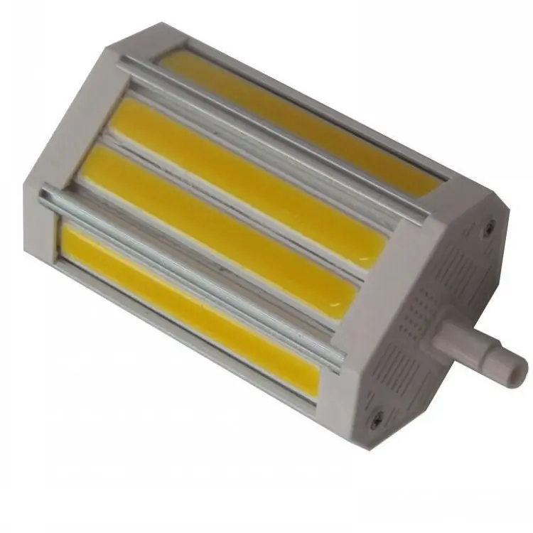 סופר בהיר R7s מחזיק LED זוהר COB 30W 118mm מנורת הנורה 110V 220V 240V ניתן לעמעום הקרנת אור אופקי plug