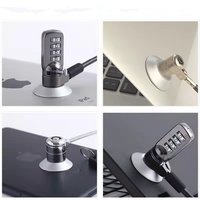 Base Adhesiva de Seguridad para Laptop/Tablet, de Acero Resistente, para Cable Antirrobo, Placa de Bloqueo de Hardware para Computadora, Promocional