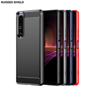 Coque de téléphone portable en TPU, souple et résistant aux chocs, en Fiber de carbone, étui souple pour <span class=keywords><strong>Sony</strong></span> Xperia 1 III IV - Product Image 1