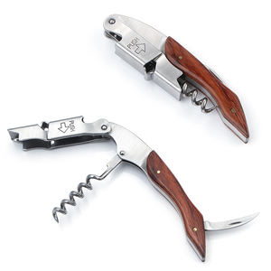 Роскошная винная Упаковка из искусственной кожи с штопоном, пробковым винтом, винный нож, элегантная подарочная коробка для штопора и штопор - Product Image 4