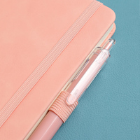 Carnet de poche personnalisé en cuir PU A6 A7, petit, mignon, mini, couverture rigide, agenda, carnet de poche