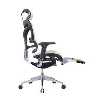 Chaise de bureau ergonomique confortable de haute qualité pour cadre supérieur, chaise de bureau en maille avec repose-pieds