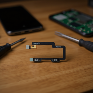 Câble flexible de remplacement pour bouton de volume Xiaomi Poco F3 5G, conception en barre - Product Image 3