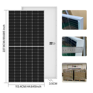 Srsolar ประสิทธิภาพสูง 22.8% <span class=keywords><strong>IEC</strong></span> <span class=keywords><strong>61215</strong></span> 500W แผงเซลล์แสงอาทิตย์โมโน 550W HJT MBB แผงเซลล์แสงอาทิตย์ Monocrystalline จีน - Product Image 6