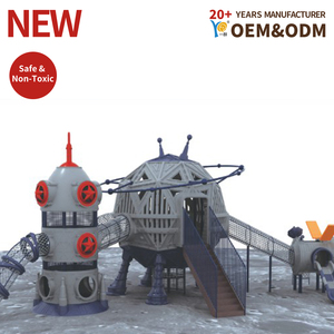 Équipements de jeux d'extérieur pour enfants |   Glissade sécurisée Alpha Planet Series |   Utilisation commerciale en extérieur, certifié CE, conception personnalisée - Product Image 1