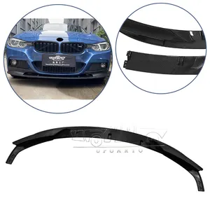 China Factory Car Accessories ABS Carbon Fiber Front Lip Bumper Lip Spoiler For BMW 3 Series F30 2012 2013 2014 2015-2018