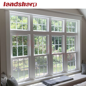 Landsharp phong cách Mỹ an ninh TREO CỬA SỔ duy nhất Đôi Treo Cửa Sổ Sash dọc trượt nhôm cửa ra vào và cửa sổ - Product Image 2