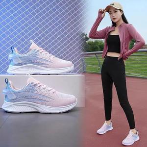 Calzado Deportivo de Lujo con Diseño de Malla, Cordones, Plantilla Confortable, Absorción de Impactos y Suela Resistente para Gimnasio, Entrenamiento, Running y Atletismo - Product Image 3