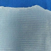 Tissu en maille tricotée 100% polyester 40g-70g, tissage droit, uni, respirant, léger, doublure, entoilage, base pour broderie