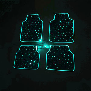 Kit de Fibra Óptica Starlight de 12V para Auto con Borde Decorativo, Control Remoto RF por APP, Alfombrillas de 4 Estrellas para Auto - Product Image 3