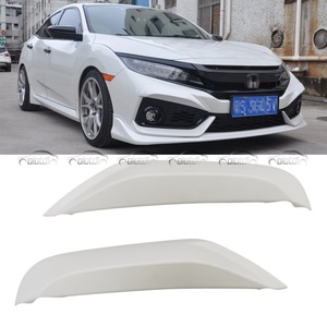 Divisor Delantero de Fibra de Carbono, Labio de Parachoques, Luces Antiniebla, Alerones Laterales para Honda Civic 10ª Generación FK7 Si, Estilo Automotriz - Product Image 5