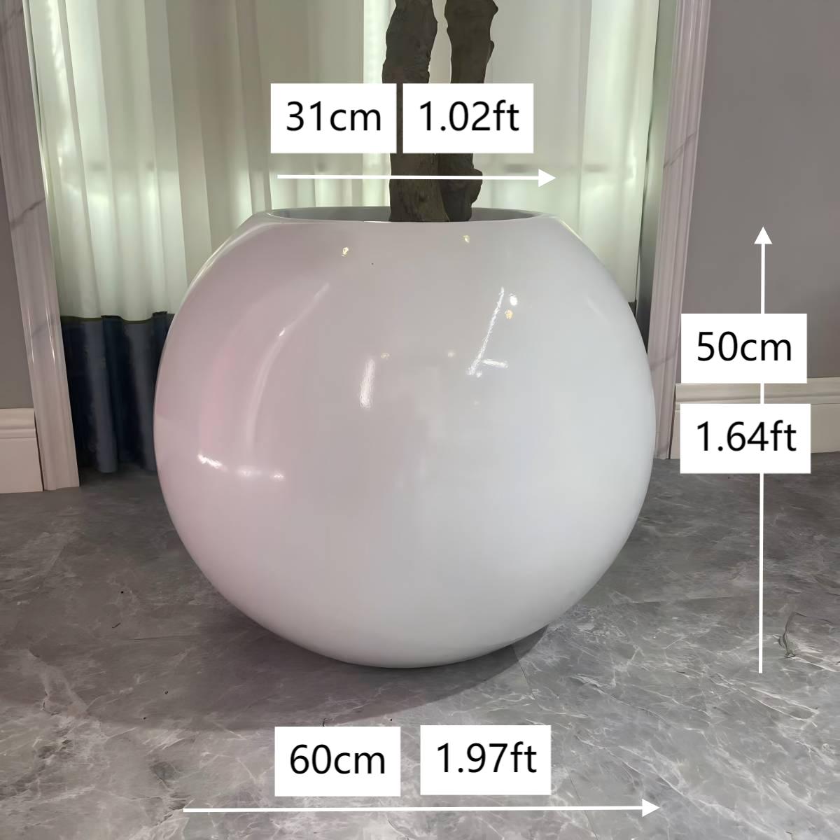 60cm fiberglass pot