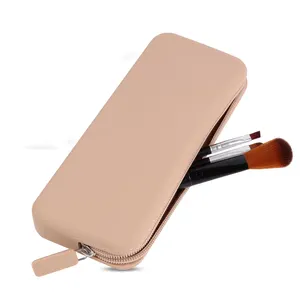 Silicone Makeup Brush Holder Makeup Brush Pouch Travel Cosmetic Bags for Women