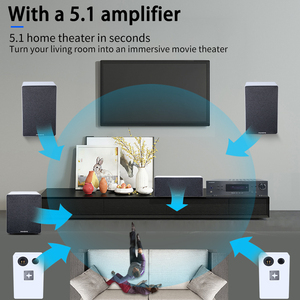Système de haut-parleurs de cinéma maison 5.1 DTS 3D/4K Son surround avec fonctions <span class=keywords><strong>Blu</strong></span>-<span class=keywords><strong>ray</strong></span> USB Aux pour un usage domestique - Product Image 2