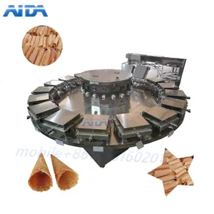 Crispy Egg Waffles Equipment for Commercial Ice Cream Egg Roll machine