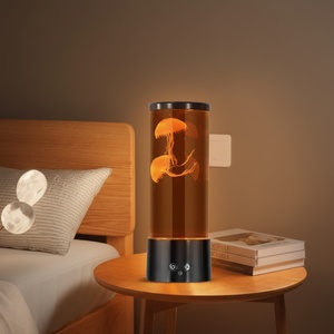 Lámpara LED de Ambiente con Forma de Medusa Arcoíris, Regalo Creativo, Luz Nocturna, Adorno Romántico para Dormitorio - Product Image 4