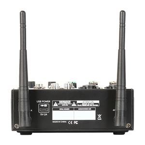 Console professionnelle OEM UF5-M, alimentée 48V, BT Mini, mixeur audio 4 canaux avec deux microphones - Product Image 6