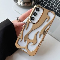 Coque Souple Design Feu Nouvelle Mode pour Téléphone Mobile Samsung Galaxy A06 A55 A54 A16 A15 A14 S25 Ultra S24 S23 S22 Ultra