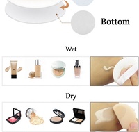 Lalasis Skin Friendly Soft Round Powder Puff Beauty Customize Makeup Foundation Air Pad Cushion Sponge
