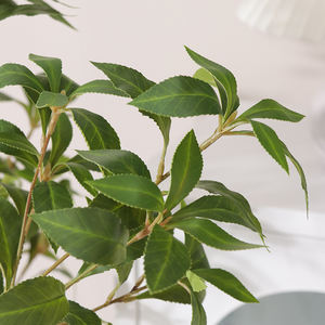 Plantes artificielles, arbre Pieris Japonica, décoration d'intérieur, bonsaï, plantes en plastique, pots, aménagement paysager, plantes modernes d'intérieur - Product Image 4