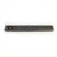 Unité de distribution d'alimentation (PDU) universelle intelligente sur rack, personnalisée en usine, 10A 16A 20A, C13 C19, montage sur rack de serveur