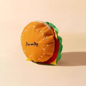 Sac à dos portable de grande capacité <span class=keywords><strong>pour</strong></span> animaux de compagnie avec fermeture à glissière Sac à collation <span class=keywords><strong>pour</strong></span> chien sur le thème Burgern <span class=keywords><strong>Harnais</strong></span> <span class=keywords><strong>pour</strong></span> chien - Product Image 1