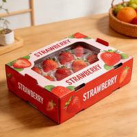Boîte d'emballage en plastique ondulé OEM, boîte en panneau alvéolaire PP réutilisable pour l'emballage des fruits et légumes, impression personnalisée, boîte d'expédition