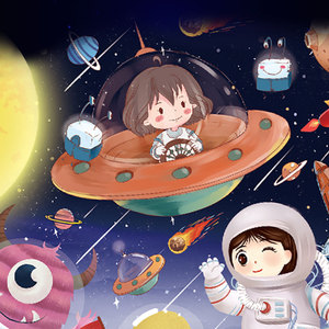 Puzzle circulaire sur le thème du voyage spatial, 128 pièces, coloré, jouets éducatifs pour enfants - Product Image 4