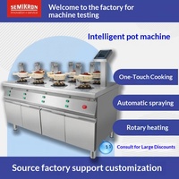 SEMIKRON Cuiseur à riz professionnel en acier inoxydable de qualité 304, alimenté au gaz, 3000-5000W, équipement intelligent automatique
