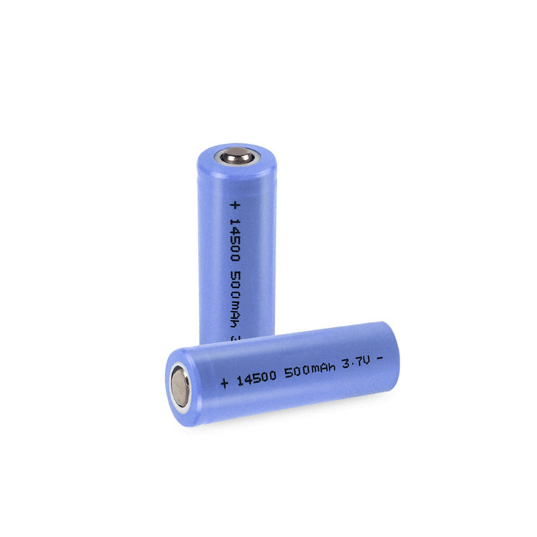 आईसीआर 3.7 वोल्ट लिथियम आयन रिचार्जेबल 500 mah ए. ए. आकार 3.7 v 14500 ली आयन बैटरी सेल के लिए आर सी खिलौना कार